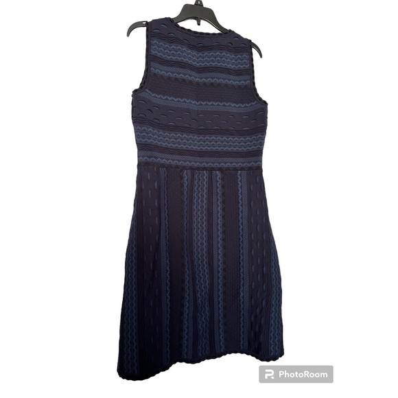 Ann Taylor stretchy dress size M blue - Picture 2 of 5